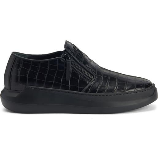 Giuseppe Zanotti sneakers conley con zip - nero