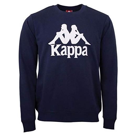 Kappa sertum rn sweatshirt 703797-821, mens sweatshirt, navy, l eu