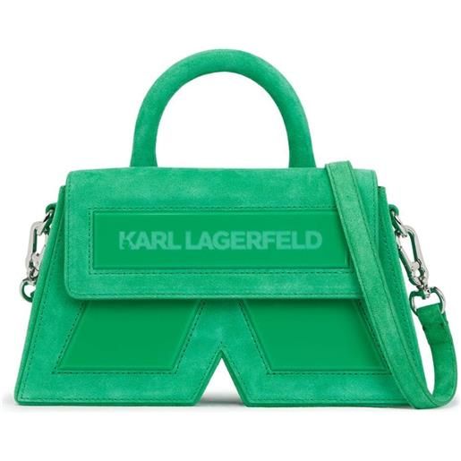 Karl Lagerfeld borsa a spalla icon k - verde