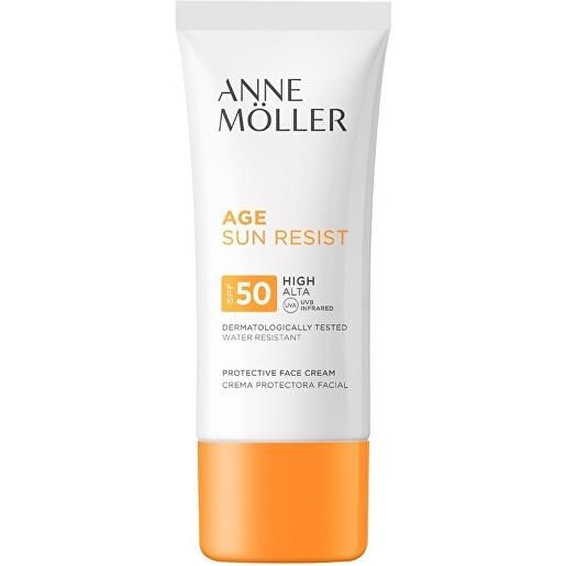 Anne Möller crema solare viso antimacchia e antietà spf 50 age sun resist (protective face cream) 50 ml