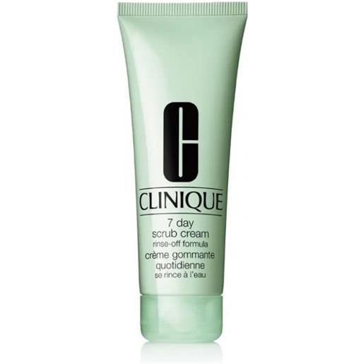 CLINIQUE 7-day scrub rinse-off formula - esfoliante granulare in crema 250ml