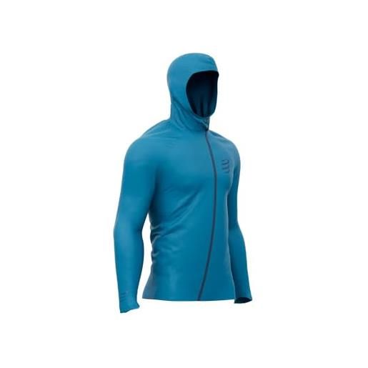 COMPRESSPORT hurricane waterproof 10/10 jacket giacca, blu, s unisex-adulto