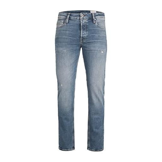 JACK & JONES jjimike jjwood jos 182 noos jeans, blu denim, 32w x 34l uomo