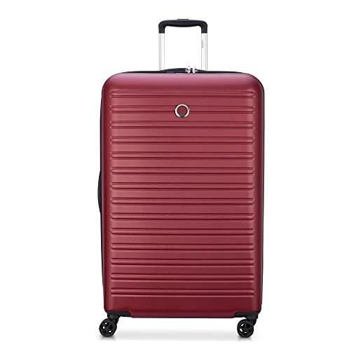 DELSEY PARIS - segur 2.0 -bagaglio a mano grande rigida - 79 x 50 x 34 cm - 109 litri - rosso