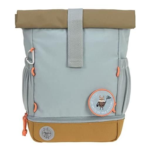 Lässig zaino per l'asilo zaino per bambini rolltop con cinghia pettorale idrorepellente, 11 litri/ mini rolltop backpack nature azzurro