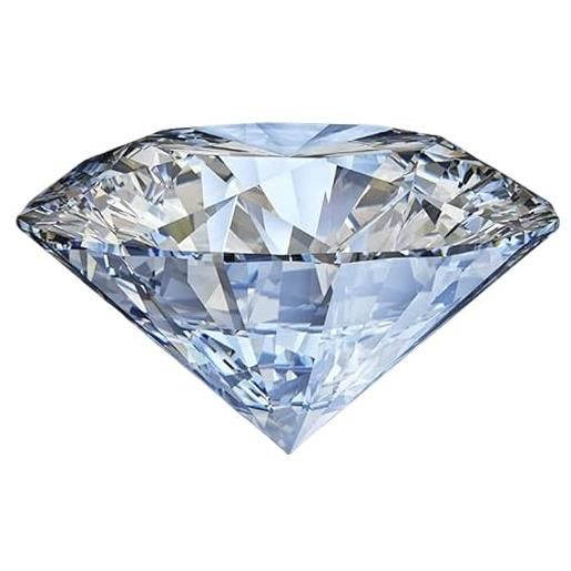 Mosanit® - gemma - pietre sciolte con taglio brillante/diamante - rotonde - moissanite/moissanite, 4.00 mm / 0.3 ct, metallo non prezioso, moissanite