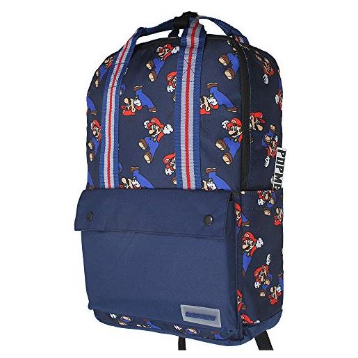Difuzed backpack - nintendo zaino super mario aop uomo, blue, 30 x 46 12.5 cm