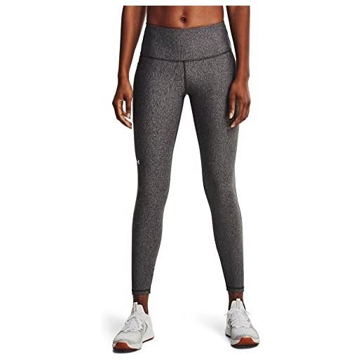 Under Armour hg armour hi. Rise leg, leggings sportivi donna, charcoal light heather/white, xl