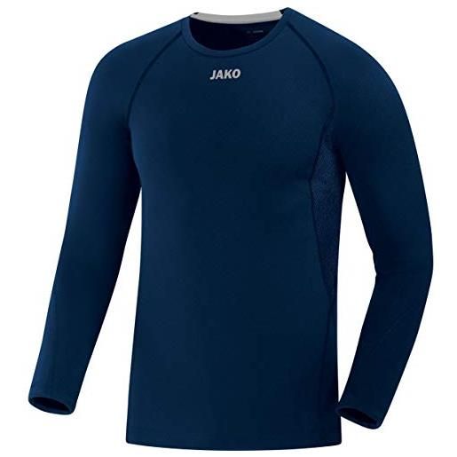 JAKO compression 2.0 - maglia a maniche lunghe da uomo, uomo, 6451, blu navy, xxl