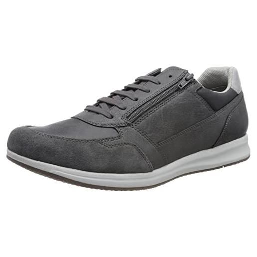Geox u avery, sneaker per uomo, grigio (grey), 46 eu