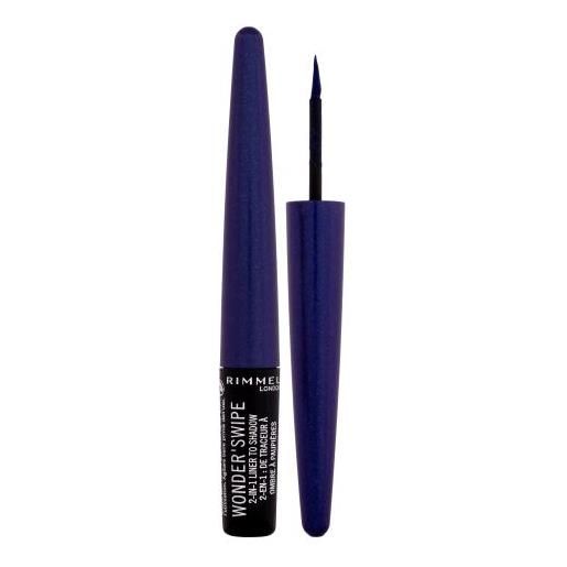 Rimmel London wonder´swipe 2in1 eyeliner multifunzionale 2in1 1.7 ml tonalità 010 cool af