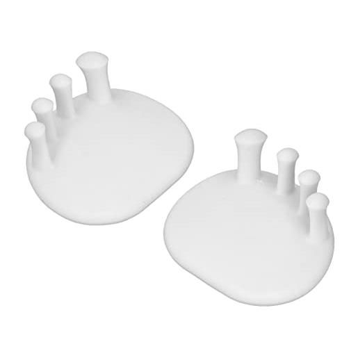 Fafeicy dispositivo per dita dei piedi, separatore per dita distanziatori per pedicure in silicone piastre per piedi smalto per unghie dita storte lavabili