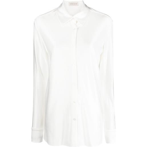 Alexandre Vauthier camicia elasticizzata - bianco