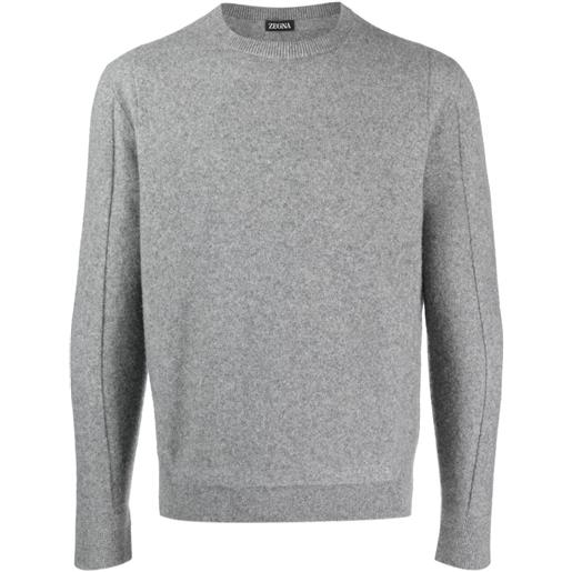 Zegna maglione girocollo - grigio