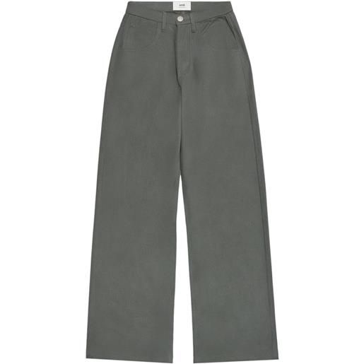 AMI Paris pantaloni dritti - grigio
