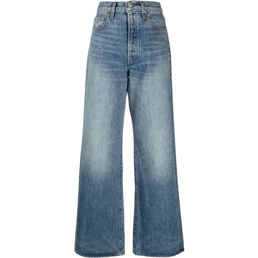 AMIRI jeans a gamba ampia - blu