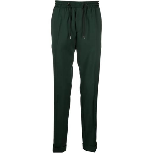 Paul Smith pantaloni affusolati con coulisse - verde