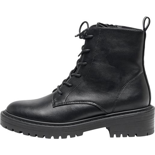 ONLY bold-17 pu lace up boot noos stivalelletto donna