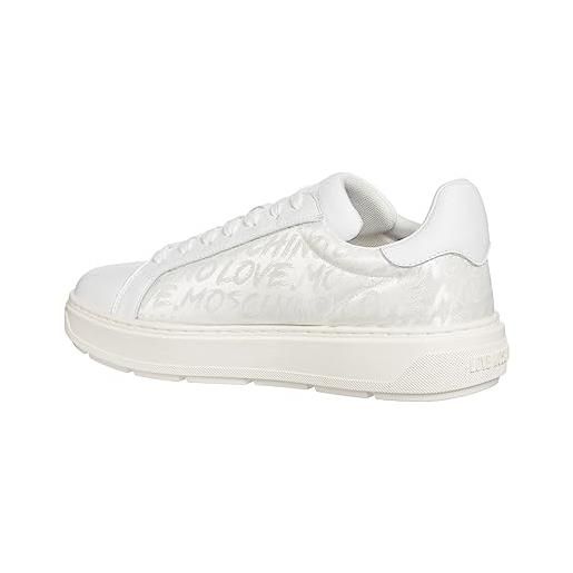 Love Moschino sneakers donna, bianco, 39 eu