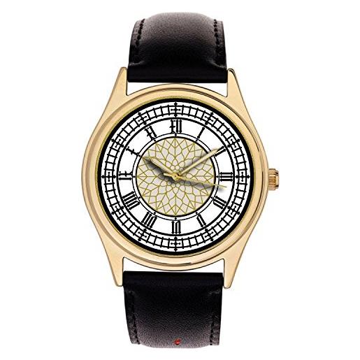 indofrance the little big ben!Classic british art big ben orologio da polso da collezione 40 mm in ottone massiccio
