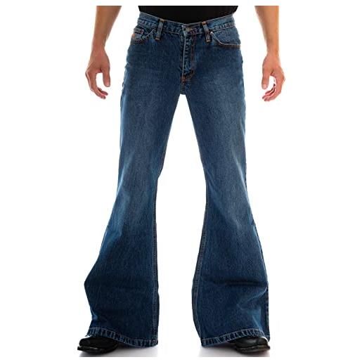 Comycom - jeans - campana - uomo blu scuro w32/l34