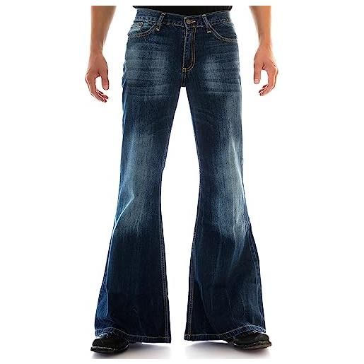 Comycom - jeans - campana - uomo blu scuro w38/l32