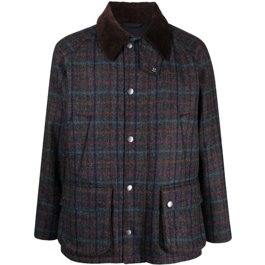 Barbour cappotto a coste - blu