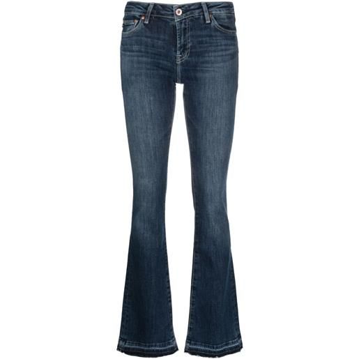 AG Jeans jeans svasati a vita bassa - blu