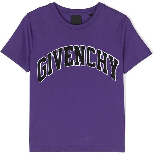 Givenchy Kids t-shirt in cotone viola