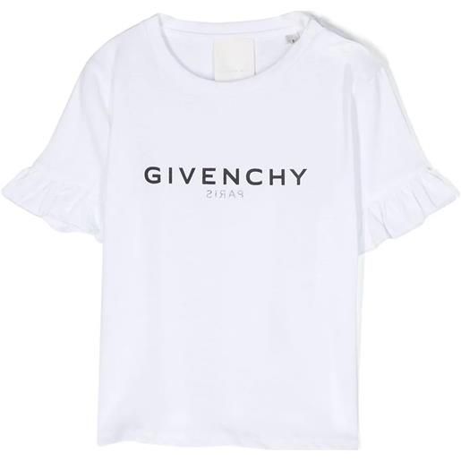 Givenchy Kids t-shirt in cotone bianco