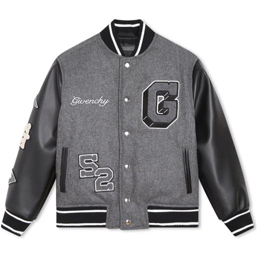 Givenchy Kids giacca casual in lana grigia