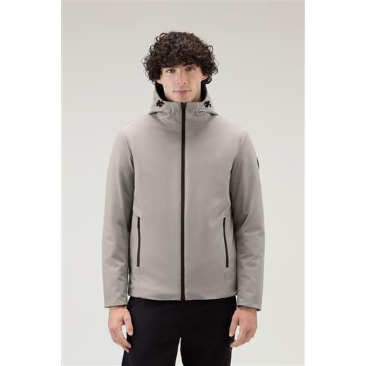 Woolrich uomo giacca pacific in tech softshell taupe taglia s
