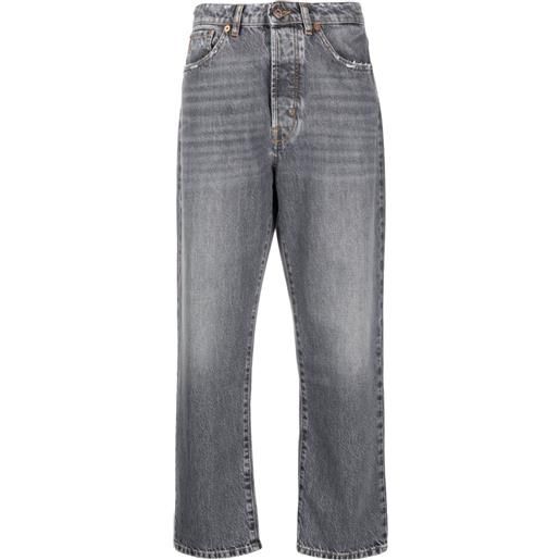 3x1 jeans boyfriend a vita alta - grigio