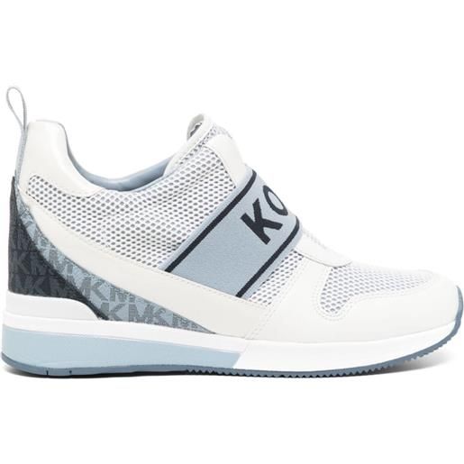 Michael Kors sneakers con monogramma - bianco