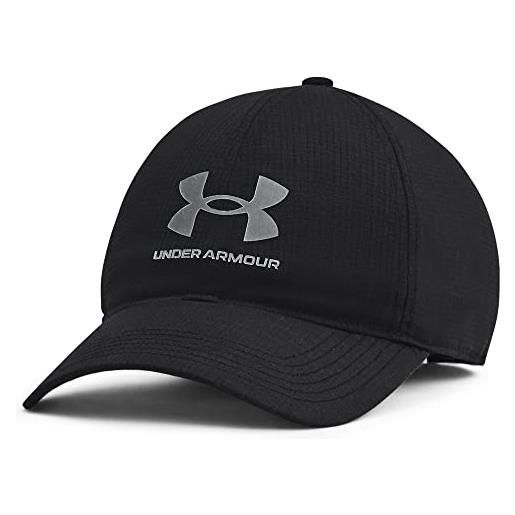 Under Armour men's armour. Vent adjustable hat, white (100)/pitch gray, one size fits most