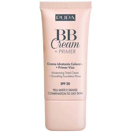 Pupa bb cream + primer pelli miste/grasse nude 001
