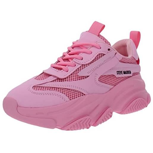 Steve Madden possesso, scarpe da ginnastica donna, rosa caldo, 36 eu