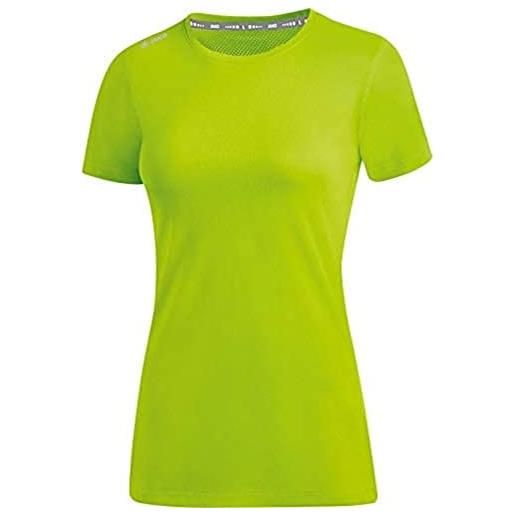 Jako 6175 run 2.0 - t-shirt donna, giallo, 38