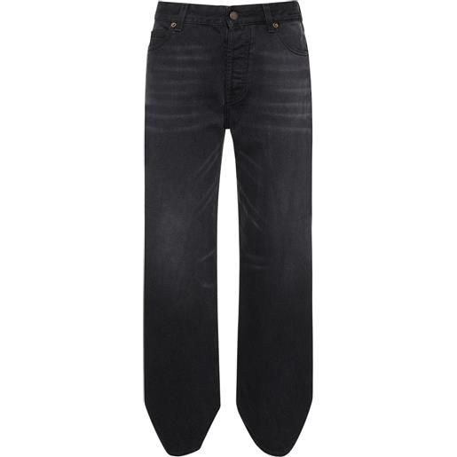 DARKPARK jeans larghi vita bassa liz in denim di cotone