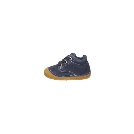 Lurchi flo, scarpe da ginnastica unisex-bimbi 0-24, blu (navy 22), 18 eu