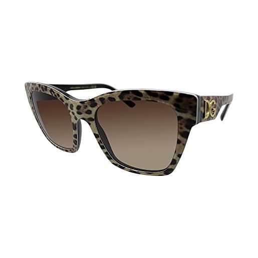 Dolce & Gabbana 0dg4384 53 316313, occhiali da sole unisex-adulto, multicolore (multicolore), taglia unica