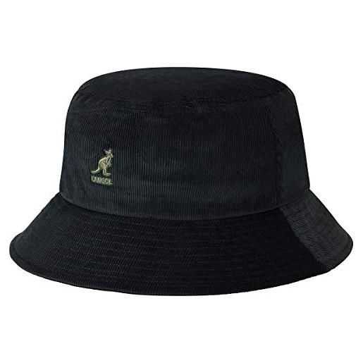 Kangol cord bucket cappello alla pescatora, nero (black bk001), small unisex-adulto