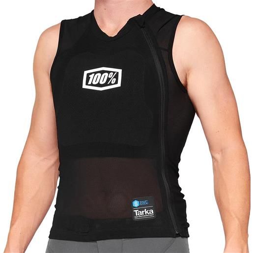 100percent protezione 100% tarka vest - nero m / nero