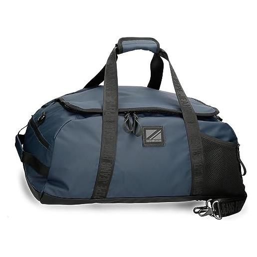 Pepe Jeans hoxton borsa da viaggio nero 56x32x25,5 cm poliestere, nero, taglia unica, borsa da viaggio