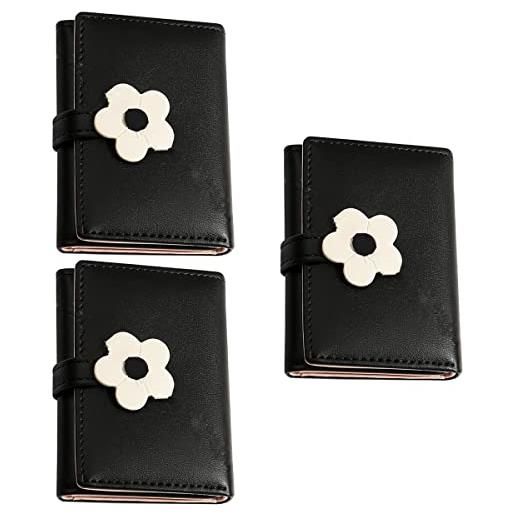 PRETYZOOM mini portamonete portafoglio viaggio a fiori per ragazze zaino pu fashion pouch portachiavi portamonete kawaii floreale borsa carina arredamento