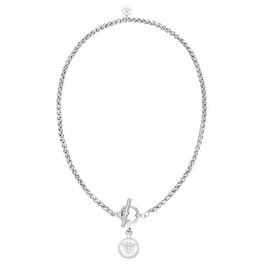 Purelei® lele necklace (argento) - collana donna in resistente acciaio inossidabile - collanina donna con ciondolo - lunghezza 42,5 cm - collana per un look personalizzato - impermeabile