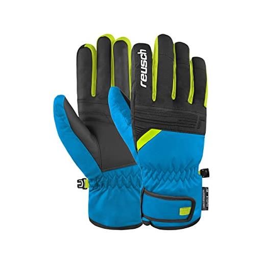 Reusch, Guanti da sci extra caldi, impermeabili e traspiranti Donna,  Blck/Blck Melang/Pink Glo, 6.5 : : Moda