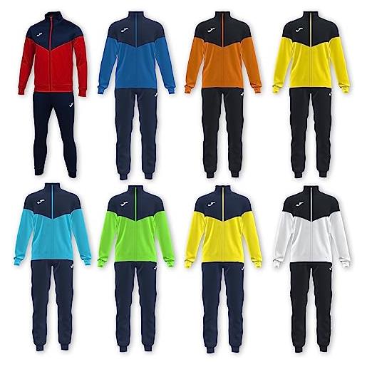 Joma tuta oxford, verde fluo marino, 6xs uomo