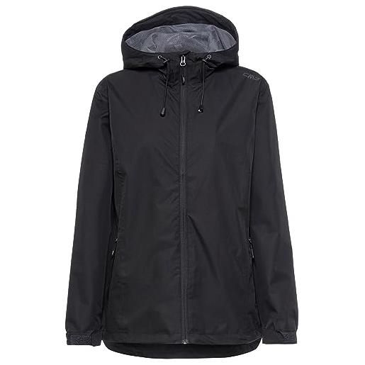CMP - giacca da pioggia da donna con cappuccio fisso, fard, 42