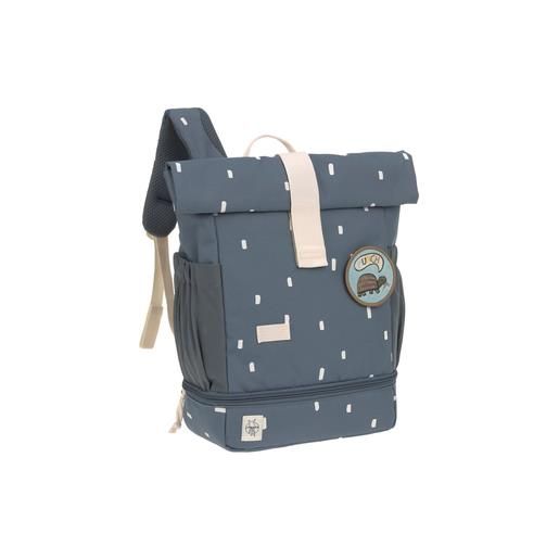 Lässig zaino asilo mini rolltop backpack happy prints midnight blue